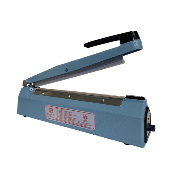 12" KF-Series Hand Sealer w/ 2mm Seal Width, Blue